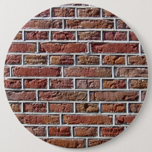 Traditionele Nederlandse Brickwork-foto Ronde Button 6,0 Cm