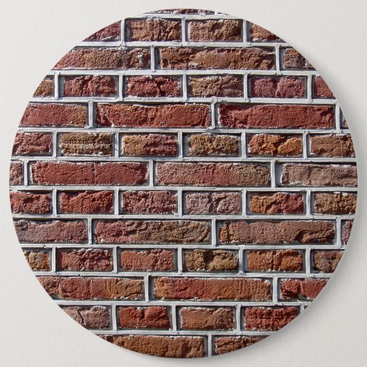 Traditionele Nederlandse Brickwork-foto Ronde Button 6,0 Cm (Voorkant)