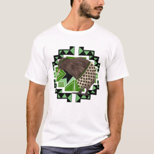 Traditionele Nieuw-Zeelandse nationale vogel- kiwi T-shirt
