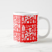 Traditionele Nordic Christmas Decor Extra Grote Beker (Rechts)