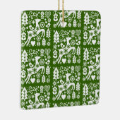 Traditionele Nordic Christmas Decor Keramisch Ornament (Rechts)
