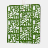 Traditionele Nordic Christmas Decor Keramisch Ornament (Links)