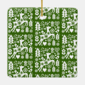 Traditionele Nordic Christmas Decor Keramisch Ornament (Achterkant)