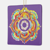 Traditionele oekraïnse folkdecor keramisch ornament (Links)