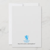 Traditionele officiële uitnodiging voor een Keltis (Achterkant)