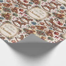 Traditionele op maat gemaakte kerstcadeauverpakkin