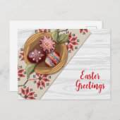 Traditionele Paasgroeten Kaart (Voorkant / Achterkant)