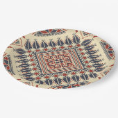 Traditionele Palestijnse broderie Papieren Bordje (Gekanteld)