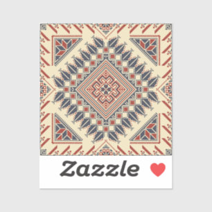 Traditionele Palestijnse broderie Sticker