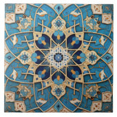 Traditionele Perzische Traditionele Sierkunst 8 Tegeltje (Voorkant)