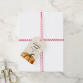 Traditionele pompoenjam pot etiketten cadeaulabel (Met Touw)
