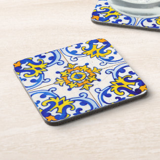 Traditionele Portugese Azulejo-tegel Drankjes Onderzetter