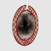 Traditionele Pset-foto met pretkerst Ornament (voorkant)