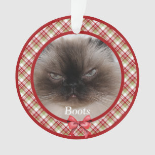 Traditionele Pset-foto met pretkerst Ornament