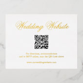 Traditionele QR-code bruiloft behuizing Kaart (Voorkant)