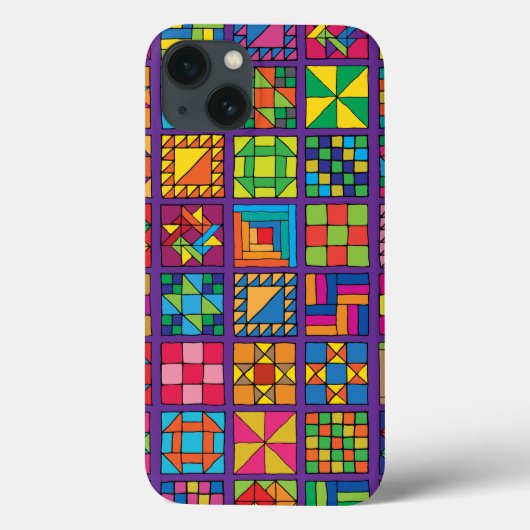 Traditionele quilt Sampler Case-Mate iPhone Case (Achterkant)