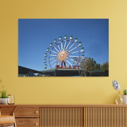 Traditionele reuzenrad canvas print (Insitu (Woonkamer))