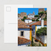 Traditionele rode dakhuizen | Portugal Briefkaart (Voorkant / Achterkant)