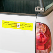 TRADITIONELE ROMAN CATHOLIC CHURCH CARDINAL SIRI BUMPERSTICKER (Op Truck)
