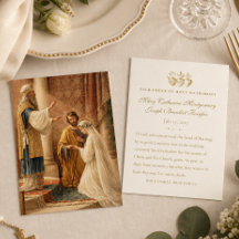 Traditionele rooms-katholieke trouwgebedkaart
