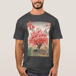 Traditionele Sakura Japanse Cherry Blossom Tree T-shirt