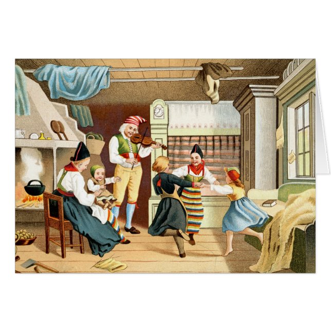 Traditionele Scandinavische familie (Voorkant Horizontaal)