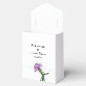 Traditionele Schotse en Keltische bruiloft Thistle Bedankdoosjes (Geopend)