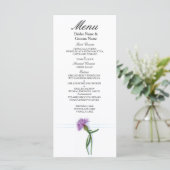 Traditionele Schotse en Keltische bruiloft Thistle Menu (Staand voorkant)