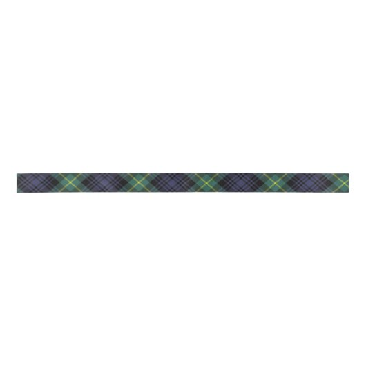 Traditionele Schotse Paarse groene tartan Lint (Voorkant)