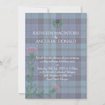 Traditionele Schotse Tartan en Schotse distel
