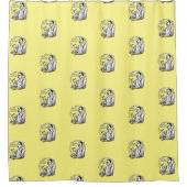 Traditionele Shaver's Douchegordijn (Voorkant)