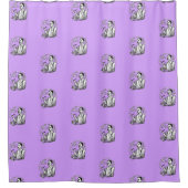 Traditionele Shaver's Douchegordijn (Voorkant)