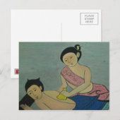 Traditionele slachting in Thailand Briefkaart (Voorkant / Achterkant)