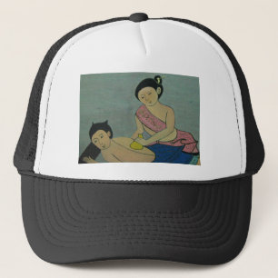 Traditionele slachting in Thailand Trucker Pet