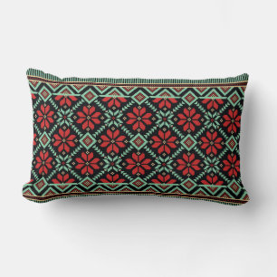 Traditionele Slavic Embroidery Lumbar Pillow Kussen