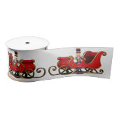 Traditionele Sleigh Notenkraker Kerstmis Lint (Spoel)