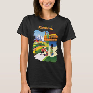 Traditionele Sloveense Alpen Volkswandelingen T-shirt