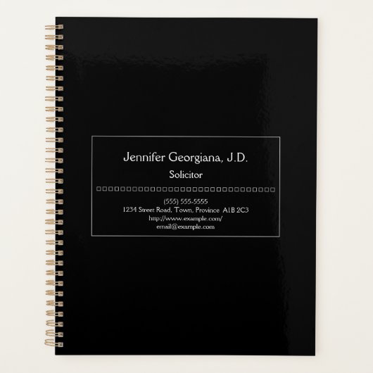 Traditionele Solicitor Planner (Voorkant)