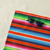 Traditionele Spaanse Serape Fiesta Mexicaanse Blan Strandlaken (In situ)