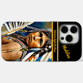 Traditionele stamgeest Case-Mate iPhone case (Achterkant (horizontaal))