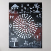 Traditionele Taarpa Dance Poster (Voorkant)