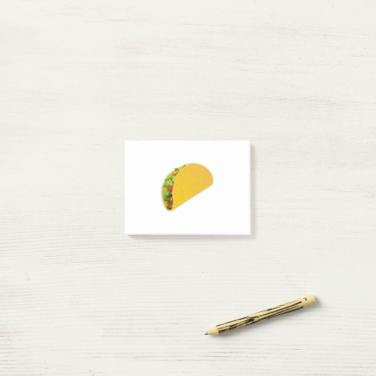 Traditionele Taco Post-it® Notes (Op bureau)