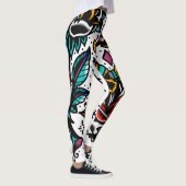 Traditionele tattoo flash-leggings leggings (Rechts)