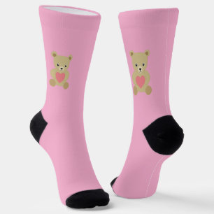 Traditionele Teddy Bear Valentijnsdag Sokken
