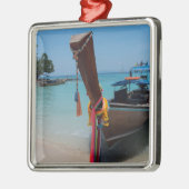 Traditionele Thaise Boat Metalen Ornament (Links)