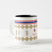 Traditionele Thaise kunst met cultuur, Mok (Voorkant links)