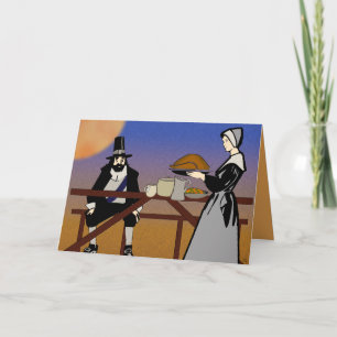 Traditionele Thanksgiving Feestdagen Kaart