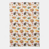 Traditionele Thanksgiving keukenhanddoek (Verticaal)