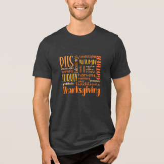 Traditionele Thanksgiving Mannen-T-shirt Tri-Blend Shirt