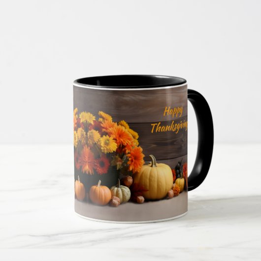 Traditionele Thanksgiving Mok (Voorkant rechts)